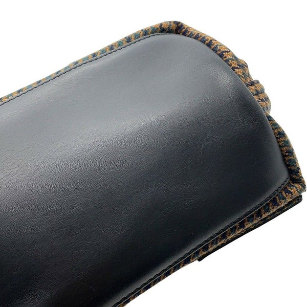 バレンシアガ トートバッグ ネイビーカバス スモール ポーチ付 千鳥柄 339933 BALENCIAGA 黒