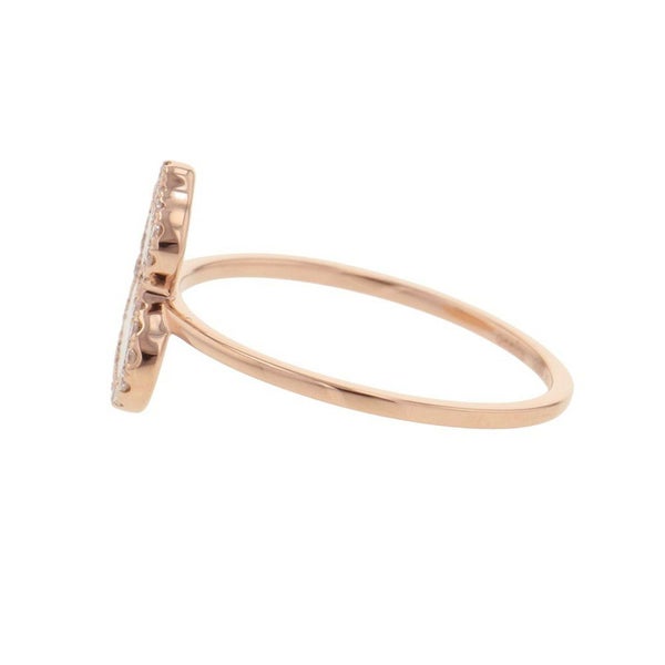 キーリン リング ウル マザーオブパール/ナノダイヤ 0.109ct K18PGピンクゴールド WURPT4ERGMP Qeelin Wulu 瓢箪 ひょうたん 指輪