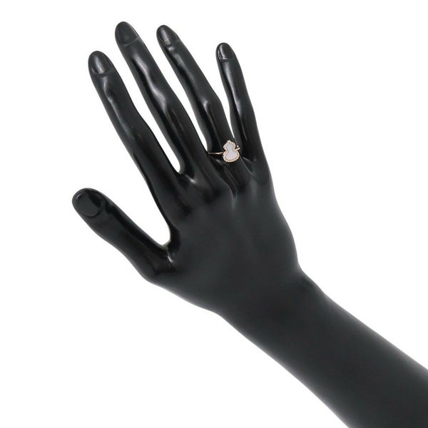 キーリン リング ウル マザーオブパール/ナノダイヤ 0.109ct K18PGピンクゴールド WURPT4ERGMP Qeelin Wulu 瓢箪 ひょうたん 指輪