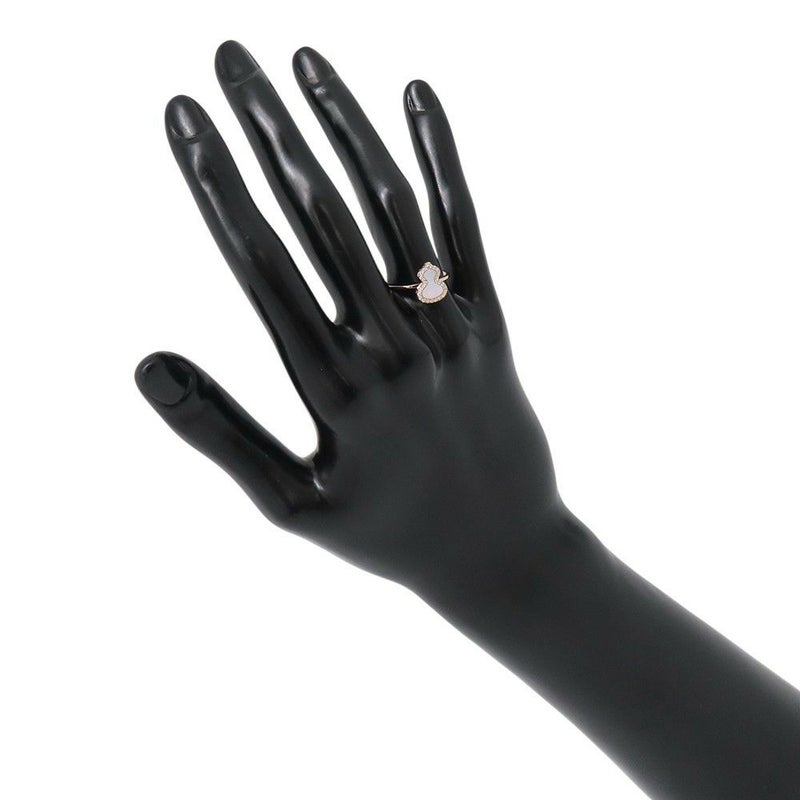 キーリン リング ウル マザーオブパール/ナノダイヤ 0.109ct K18PGピンクゴールド WURPT4ERGMP Qeelin Wulu 瓢箪 ひょうたん 指輪