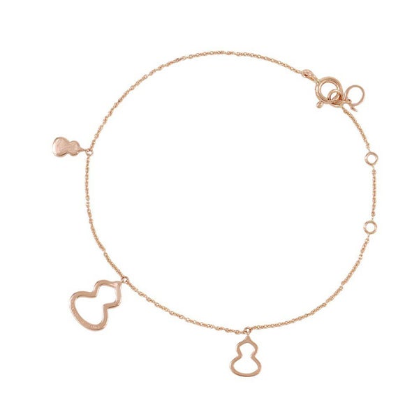 キーリン ブレスレット ウル ナノダイヤモンド 0.110ct K18PGピンクゴールド Qeelin Wulu 瓢箪 ひょうたん 指輪