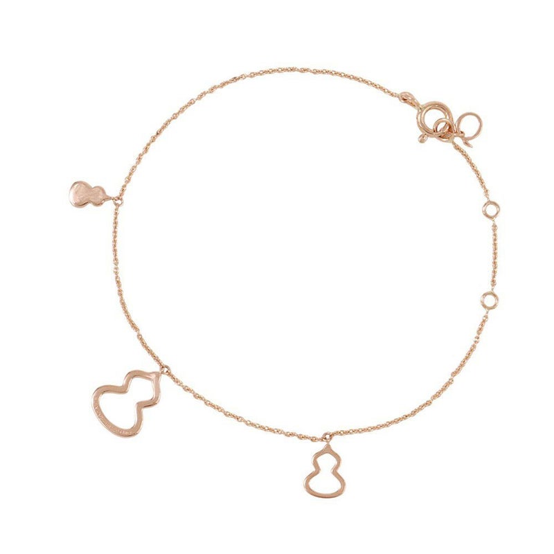 キーリン ブレスレット ウル ナノダイヤモンド 0.110ct K18PGピンクゴールド Qeelin Wulu 瓢箪 ひょうたん 指輪