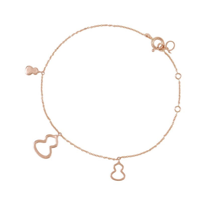 キーリン ブレスレット ウル ナノダイヤモンド 0.110ct K18PGピンクゴールド Qeelin Wulu 瓢箪 ひょうたん 指輪