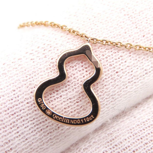 キーリン ブレスレット ウル ナノダイヤモンド 0.110ct K18PGピンクゴールド Qeelin Wulu 瓢箪 ひょうたん 指輪