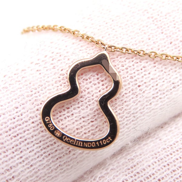 キーリン ブレスレット ウル ナノダイヤモンド 0.110ct K18PGピンクゴールド Qeelin Wulu 瓢箪 ひょうたん 指輪