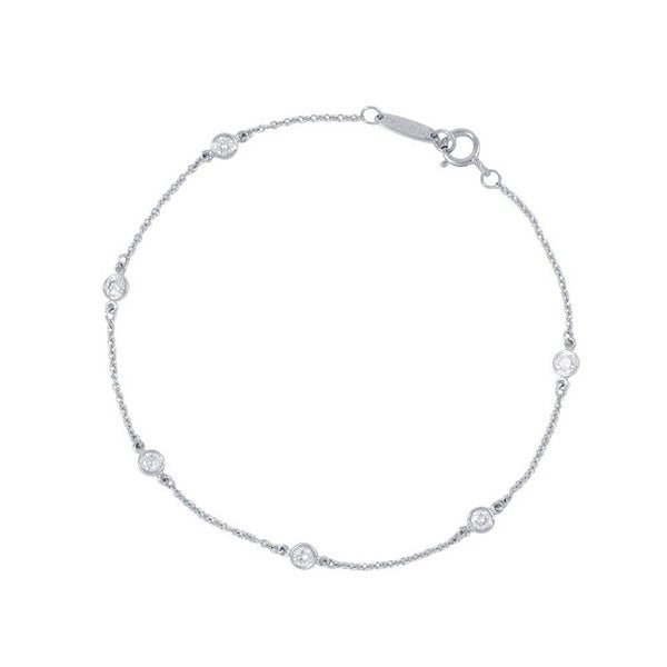 ティファニー ブレスレット エルサ・ペレッティ ダイヤモンド バイ ザ ヤード ブレスレット ダイヤ 6P 計0.30ct Pt950 60099275
