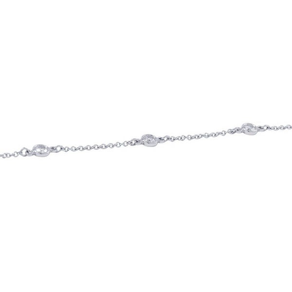 ティファニー ブレスレット エルサ・ペレッティ ダイヤモンド バイ ザ ヤード ブレスレット ダイヤ 6P 計0.30ct Pt950 60099275