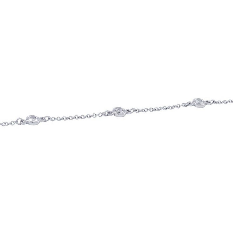 ティファニー ブレスレット エルサ・ペレッティ ダイヤモンド バイ ザ ヤード ブレスレット ダイヤ 6P 計0.30ct Pt950 60099275