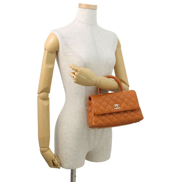 シャネル ハンドバッグ マトラッセ ココマーク ココハンドル XS キャビアスキン A92990 CHANEL 2way ショルダーバッグ