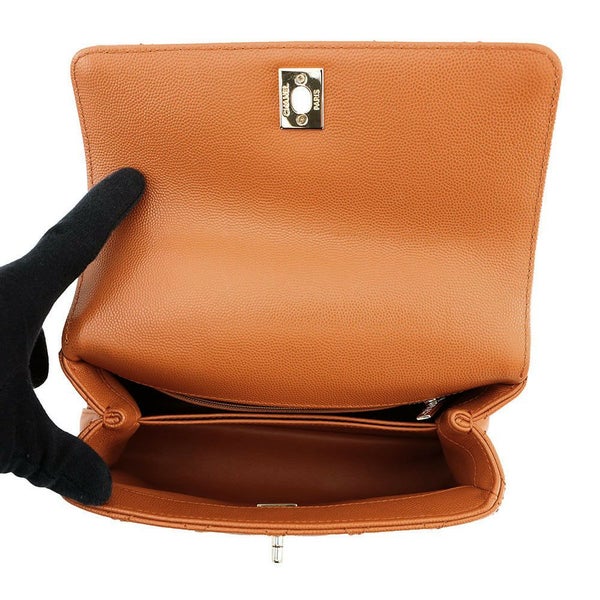 シャネル ハンドバッグ マトラッセ ココマーク ココハンドル XS キャビアスキン A92990 CHANEL 2way ショルダーバッグ