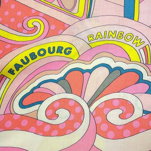 エルメス スカーフ カレ140 カレジェアン フォーブル レインボ Faubourg Rainbow HERMES 2019年春夏