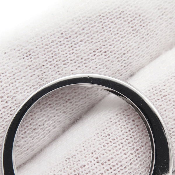 ヴァンクリーフ&アーペル リング ヴィンテージ アルハンブラ リング ギヨシェ K18WGホワイトゴールド サイズ54 VCARP9XI00 指輪