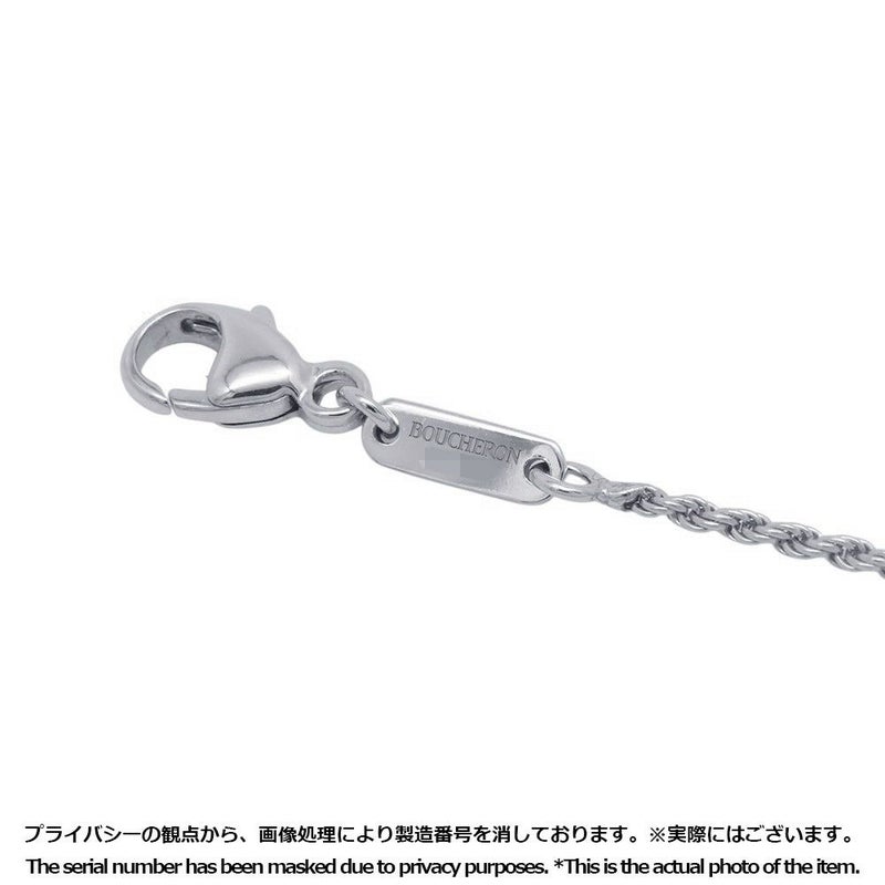 ブシュロン ネックレス セルパンボエム ペンダント エクストラスモール アクアプレーズ 1P 0.78ct/ダイヤ 8P 計0.03ct K18WG JPN00654