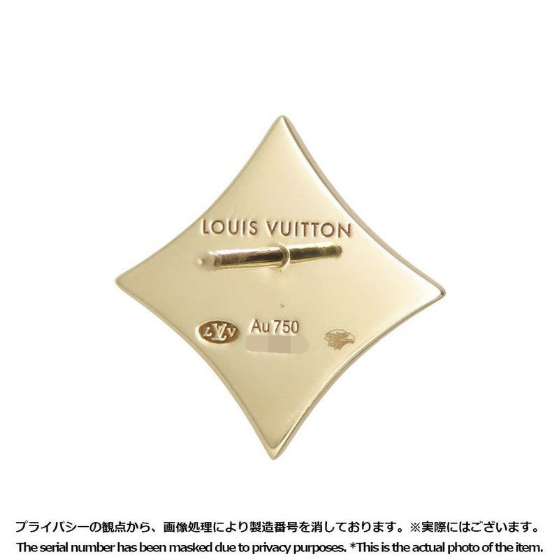 ルイヴィトン ピアス スター カラー フロッサム BB アマゾナイト K18YGイエローゴールド Q16641 LOUIS VUITTON