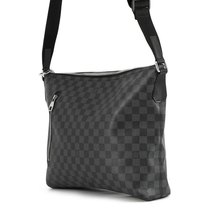 ルイヴィトン ショルダーバッグ ダミエ・グラフィット ミックGM N41105 LOUIS VUITTON ヴィトン バッグ メンズ 黒 ブラック