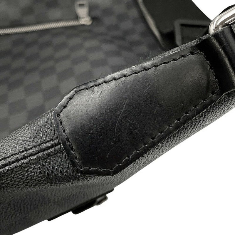 ルイヴィトン ショルダーバッグ ダミエ・グラフィット ミックGM N41105 LOUIS VUITTON ヴィトン バッグ メンズ 黒 ブラック
