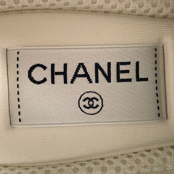 シャネル スニーカー ココマーク レディースサイズ38 カーフスキン G46733 CHANEL 靴 白