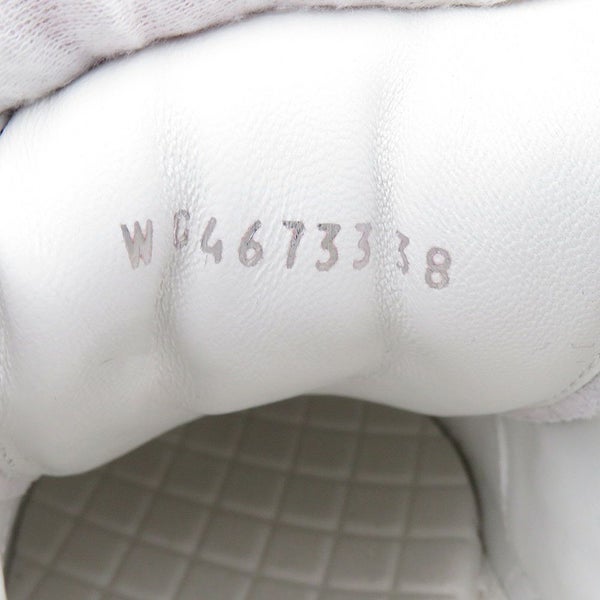 シャネル スニーカー ココマーク レディースサイズ38 カーフスキン G46733 CHANEL 靴 白