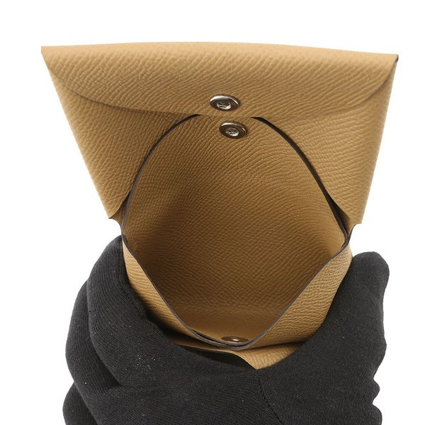 エルメス コインケース カルヴィ デュオ セサミ/シルバー金具 エプソン K刻印