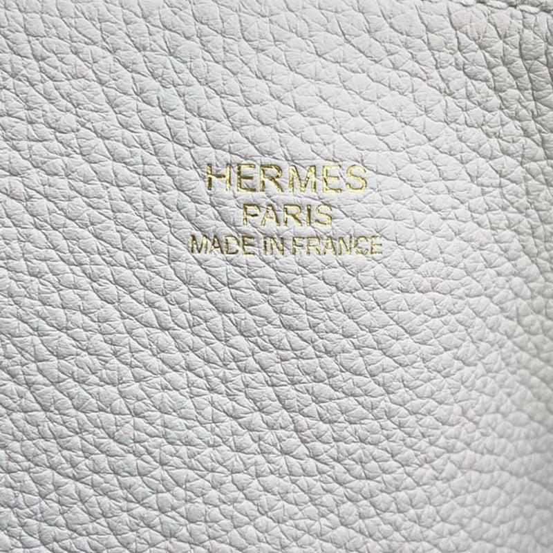 エルメス トートバッグ ドゥブルセンス36 エタン/パールグレー トリヨンクレマンス D刻印