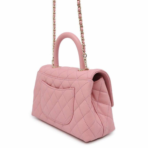 シャネル ハンドバッグ マトラッセ ココマーク ココハンドル キャビアスキン A92990 CHANEL 2wayショルダーバッグ