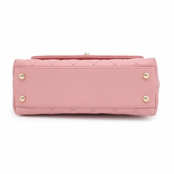 シャネル ハンドバッグ マトラッセ ココマーク ココハンドル キャビアスキン A92990 CHANEL 2wayショルダーバッグ