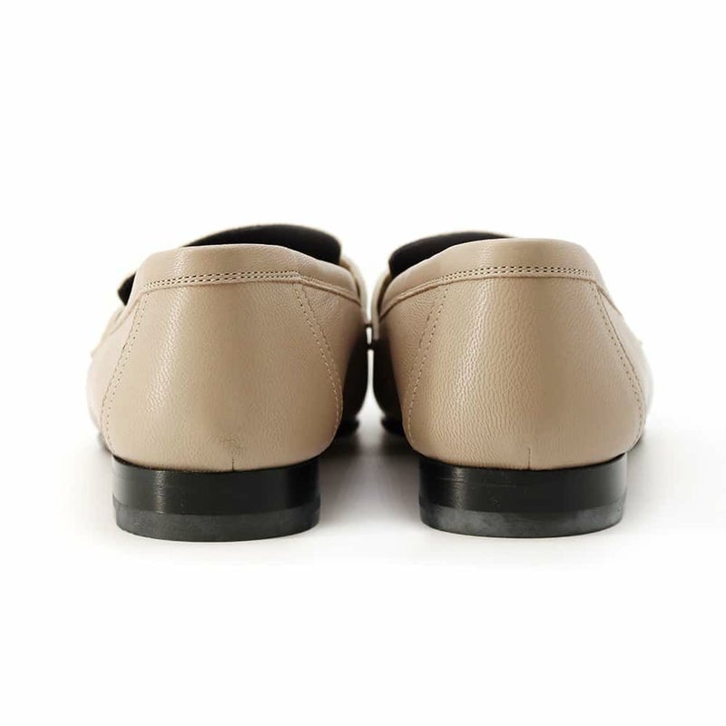 エルメス モカシン ロワイヤル フリンジ レディースサイズ37 1/2 HERMES 靴 ローファー 白