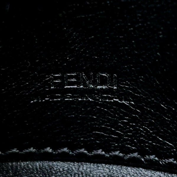 フェンディ バッグチャーム ナノ バゲット ファー 7AR844 FENDI 2wayチェーンショルダーバッグ 黒