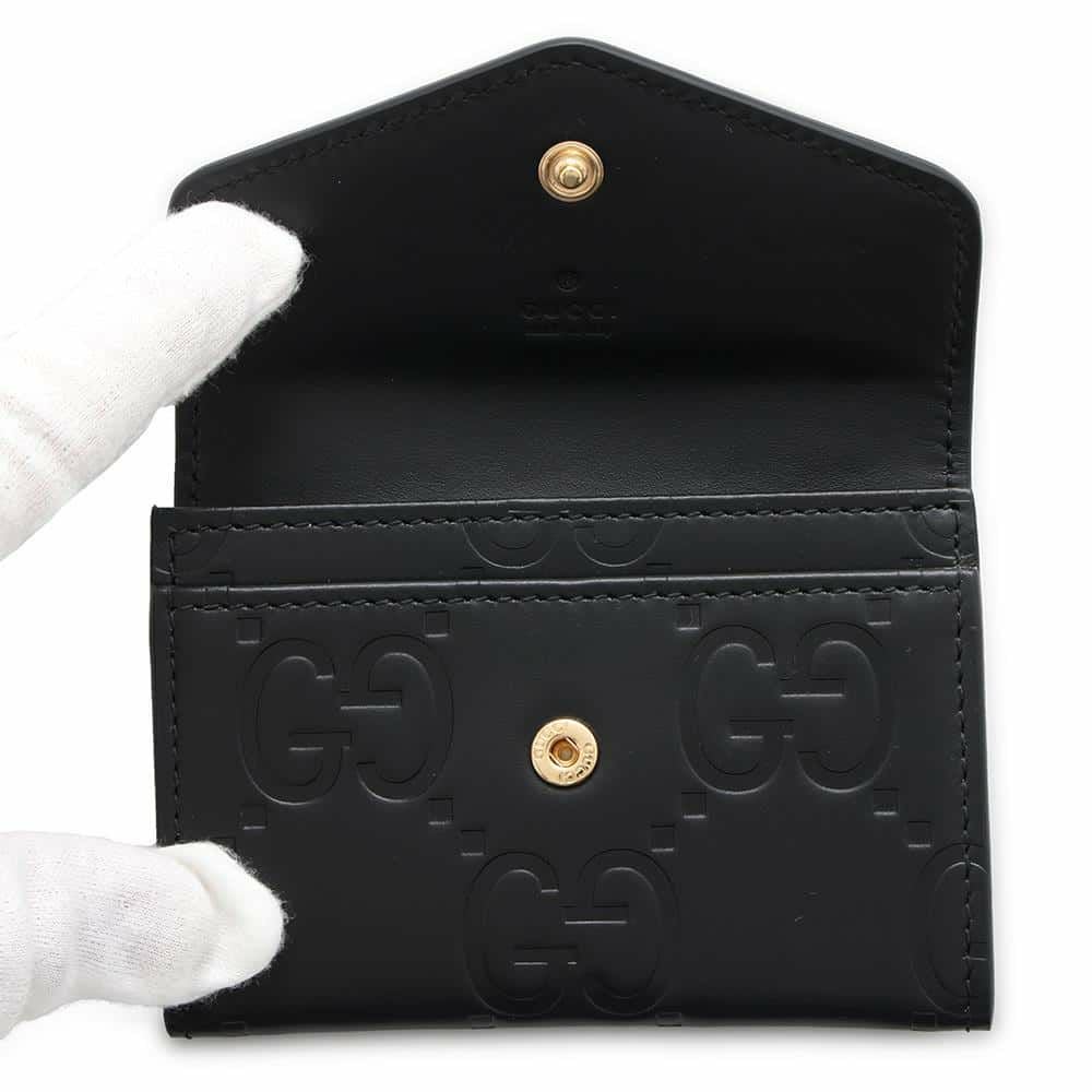 グッチ カードケース GG レザー 772792 GUCCI 財布 パスケース 名刺