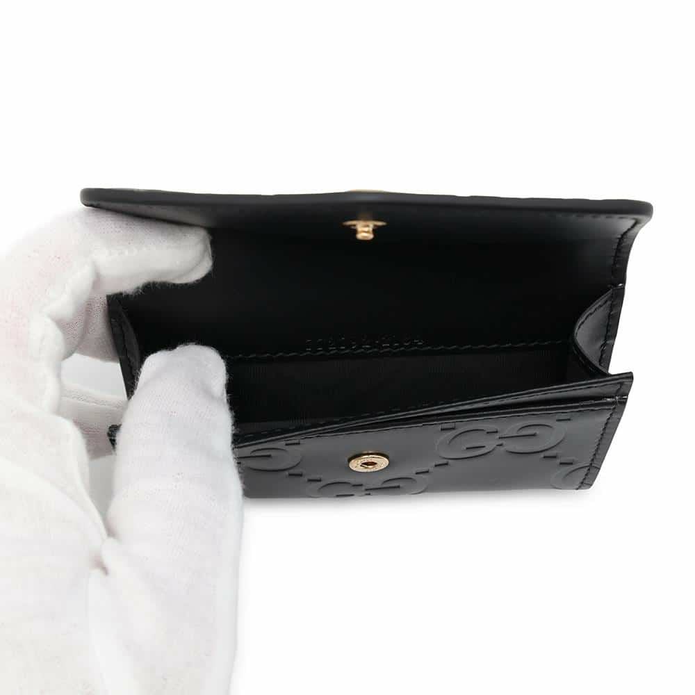 グッチ カードケース GG レザー 772792 GUCCI 財布 パスケース 名刺