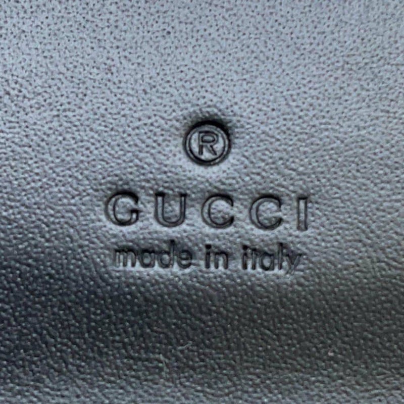 グッチ カードケース GG レザー 772792 GUCCI 財布 パスケース 名刺入れ 黒