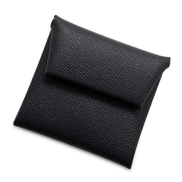 エルメス コインケース バスティア ブラック エプソン W刻印 HERMES 財布 黒