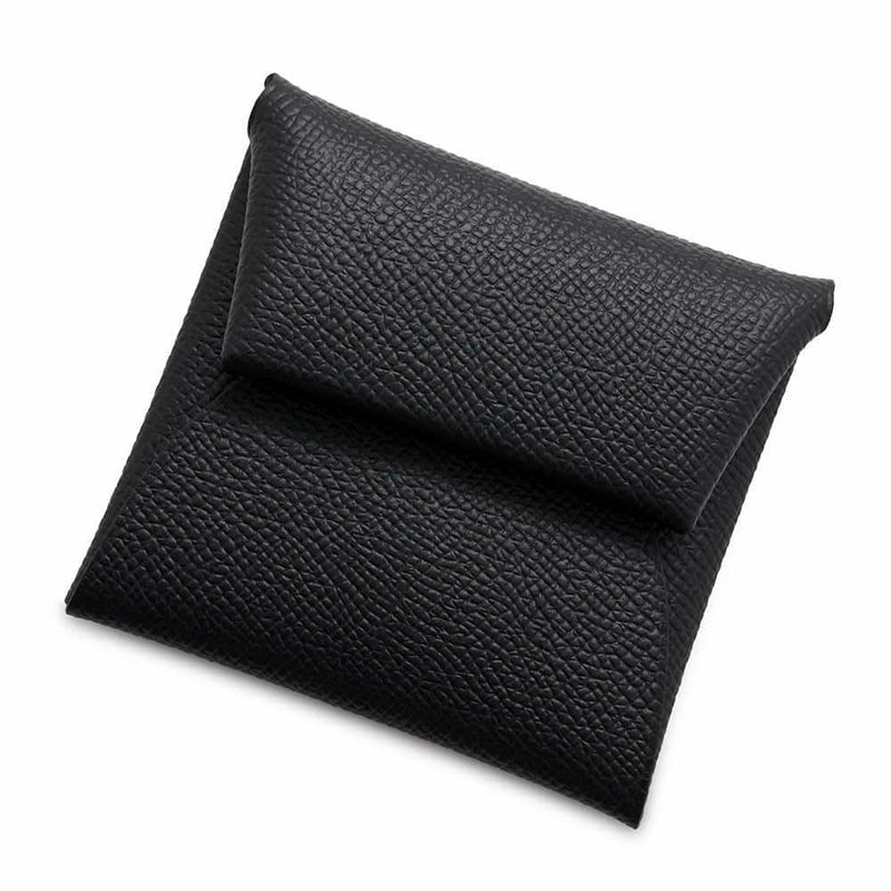 エルメス コインケース バスティア ブラック エプソン W刻印 HERMES 財布 黒