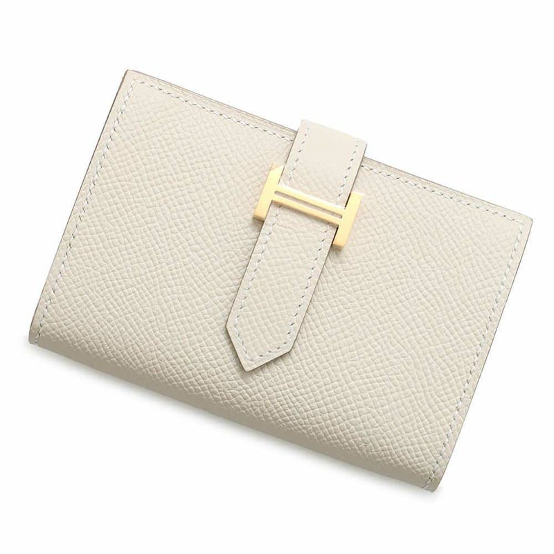 エルメス カードケース ベアン ミニ クレ/ゴールド金具 エプソン W刻印 HERMES 名刺入れ