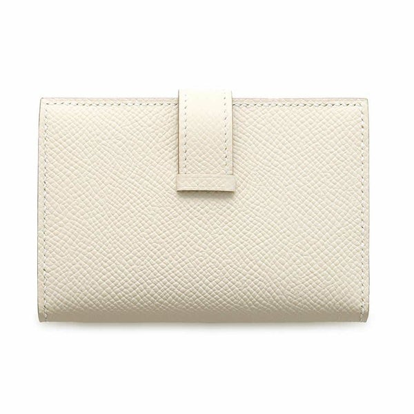 エルメス カードケース ベアン ミニ クレ/ゴールド金具 エプソン W刻印 HERMES 名刺入れ