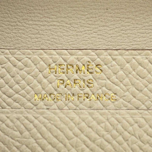 エルメス カードケース ベアン ミニ クレ/ゴールド金具 エプソン W刻印 HERMES 名刺入れ