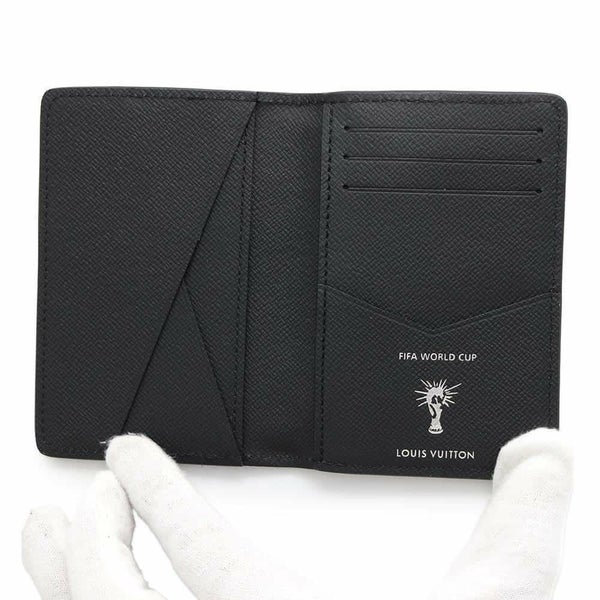 ルイヴィトン カードケース エピ オーガナイザー・ドゥ ポッシュ M63296 ブラック 黒 2018年 FIFAワールドカップ限定モデル