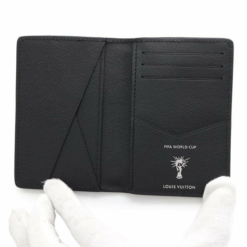 ルイヴィトン カードケース エピ オーガナイザー・ドゥ ポッシュ M63296 ブラック 黒 2018年 FIFAワールドカップ限定モデル