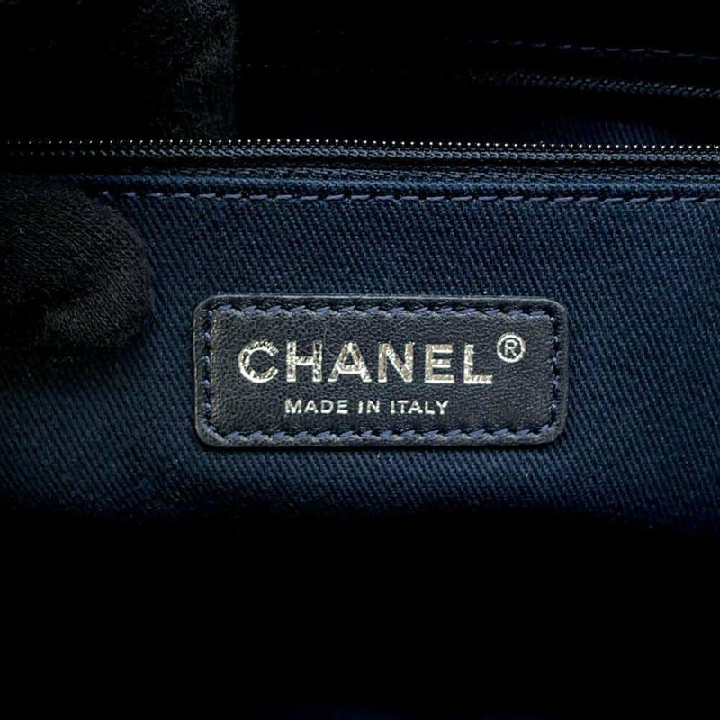 シャネル トートバッグ ドーヴィル ミディアム キャンバス スパンコール A67001 CHANEL チェーントート