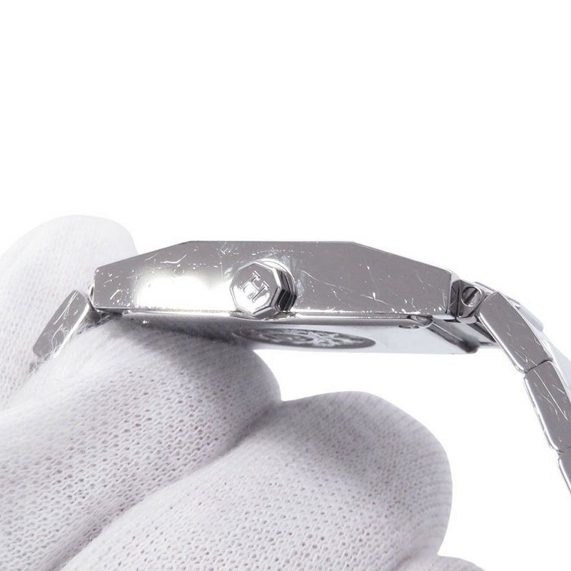 エルメス タンデム TA1.230 タンデム ダイヤベゼル HERMES 腕時計 シルバー文字盤 クォーツ