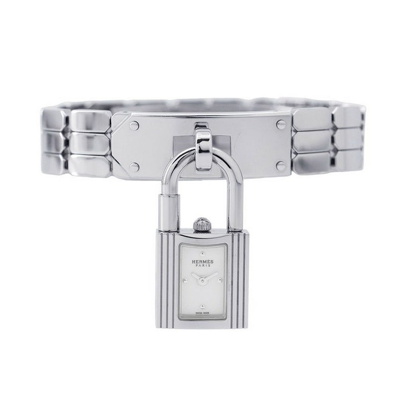 エルメス ケリーウォッチ KE4.110 HERMES 腕時計 スパークリングホワイトラッカー文字盤