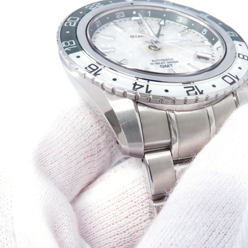 セイコー グランドセイコー スポーツコレクション メカニカルハイビート 36000 GMT 雪渓 シルバー文字盤