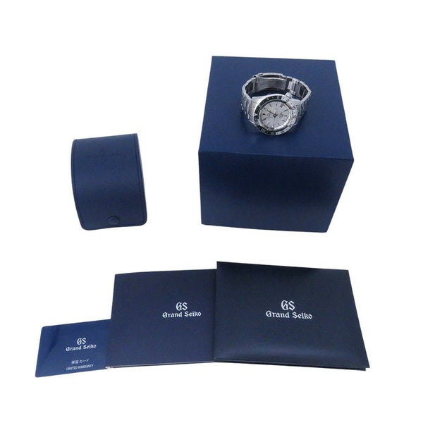 セイコー グランドセイコー スポーツコレクション メカニカルハイビート 36000 GMT 雪渓 シルバー文字盤