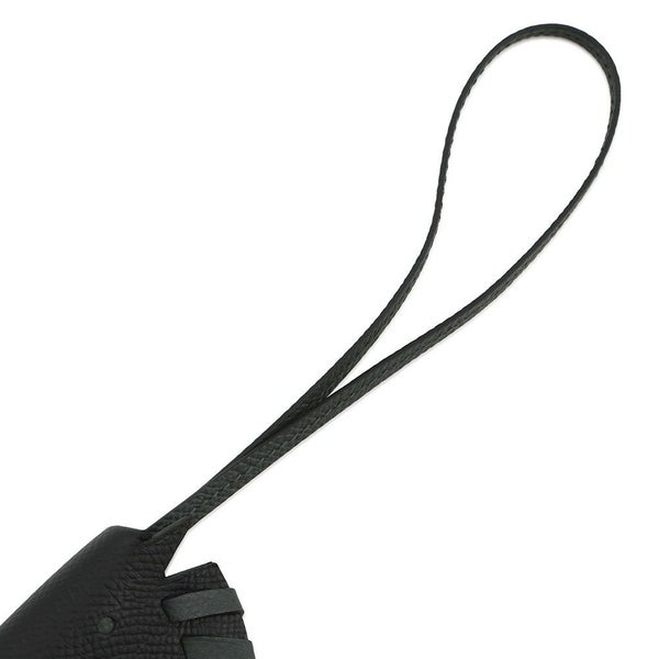 エルメス バッグチャーム シュバル トレッセ ブラック エプソン K刻印 HERMES チャーム 黒