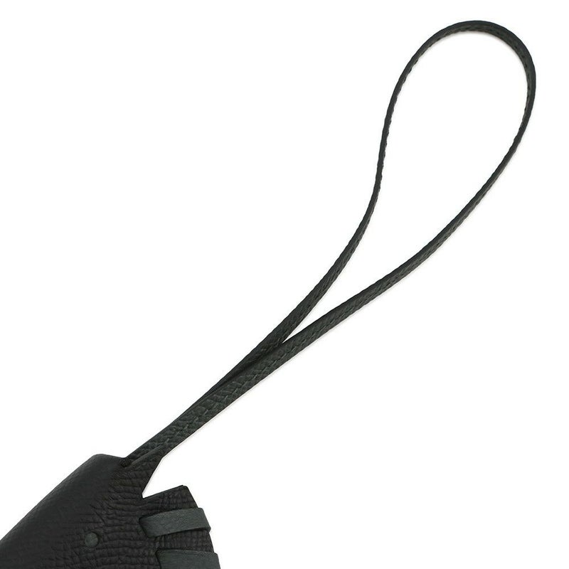 エルメス バッグチャーム シュバル トレッセ ブラック エプソン K刻印 HERMES チャーム 黒