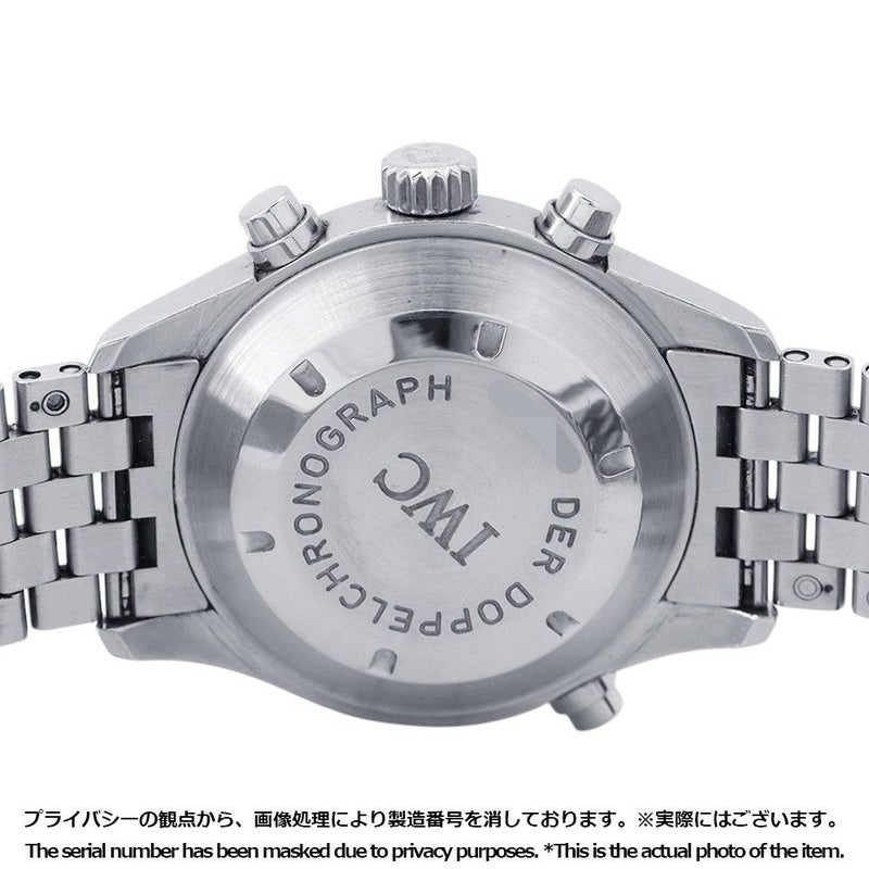 IWC ドッペルクロノグラフ IW371319 腕時計 黒文字盤
