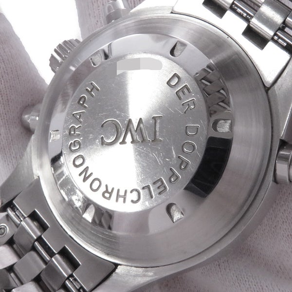 IWC ドッペルクロノグラフ IW371319 腕時計 黒文字盤