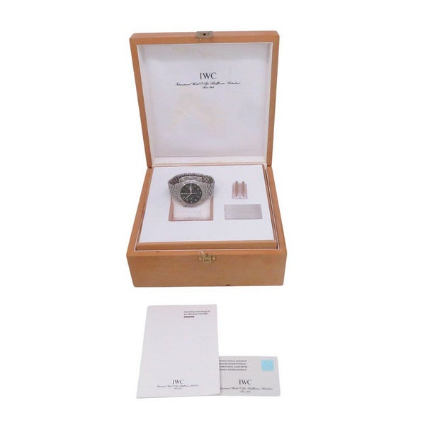 IWC ドッペルクロノグラフ IW371319 腕時計 黒文字盤