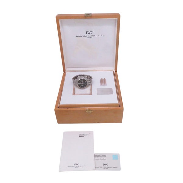 IWC ドッペルクロノグラフ IW371319 腕時計 黒文字盤