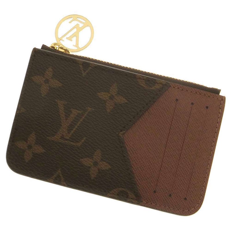 ルイヴィトン カードケース モノグラム ポルトカルト・ロミー M81880 LOUIS VUITTON ブラウン 小銭入れ